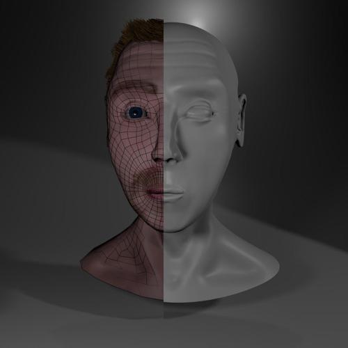 Sculpted Head Repology and Textures included  preview image